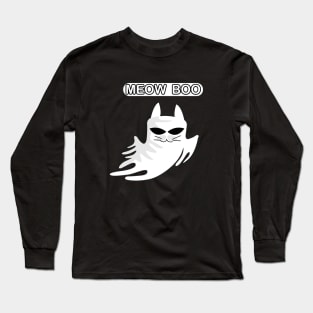 Meow Boo Long Sleeve T-Shirt